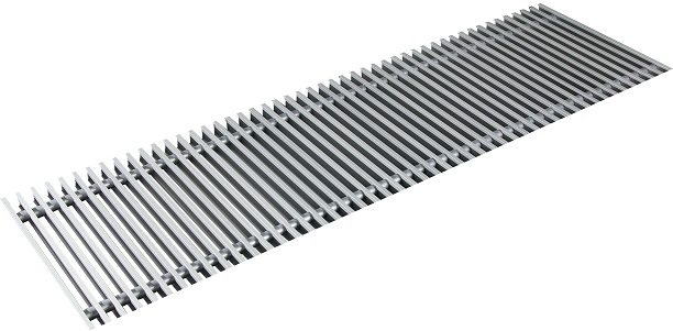 Решетка рулонная Techno PPA  200-2600, цвет - алюминий