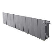 Радиатор биметаллический Royal Thermo PianoForte 200, 20 секций, Silver Satin, нижнее правое