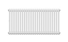 Радиатор стальной трубчатый RIFAR TUBOG 2057 24 секции с боковой подводкой, RAL 9016