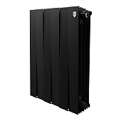 Радиатор биметаллический Royal Thermo PianoForte 500, 6 секций, Noir Sable