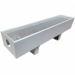 Конвектор водяной  Techno Vita KPZ 135-130-2200  напольный с перфорированной решеткой