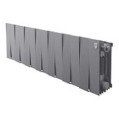 Радиатор биметаллический Royal Thermo PianoForte 200, 14 секций, Silver Satin